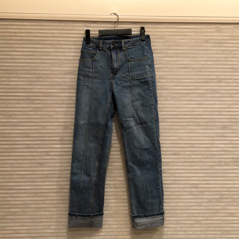 Medium blue jeans